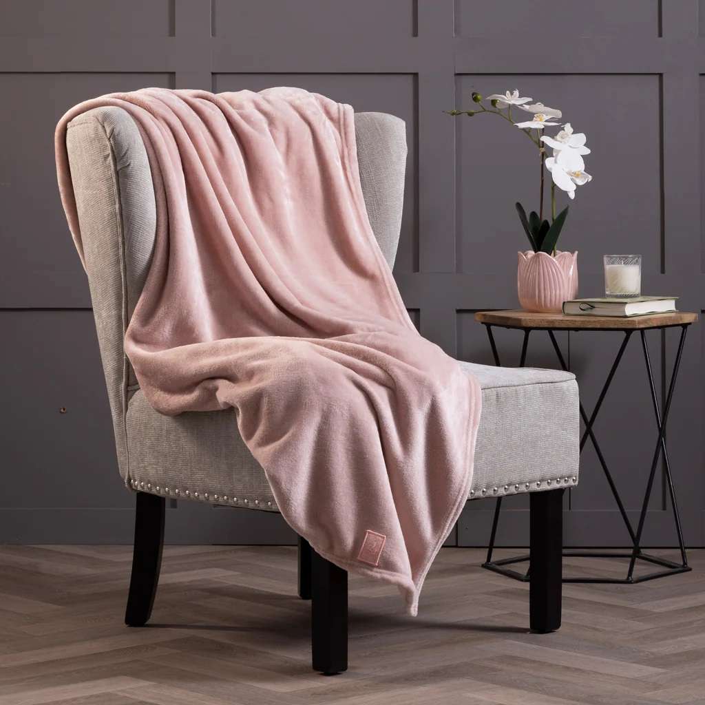 Heat Holders Luxus Fleece Couverture 180x200 cm - Dusty Rose - view 1
