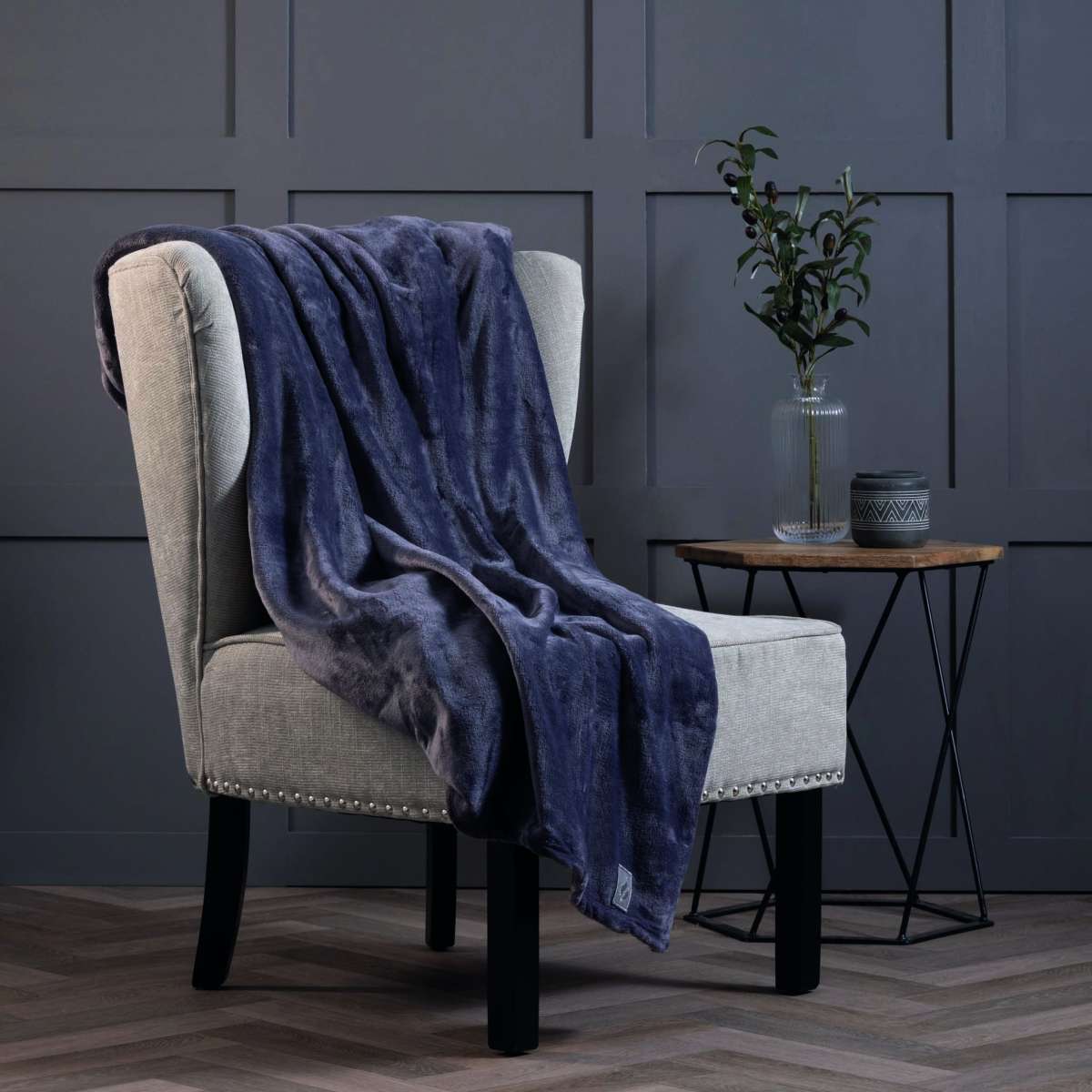 Heat Holders Luxus Fleece Couverture 180x200 cm - Antique-Silver - view 1