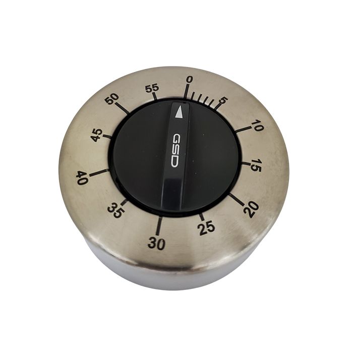 Minuteur rond 60 min., avec, aimant, à pos. et à fixer