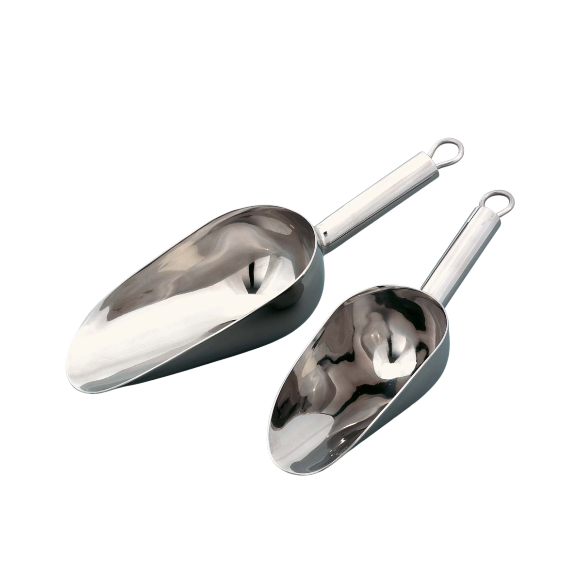 Pelle à farine 20 cm, inox