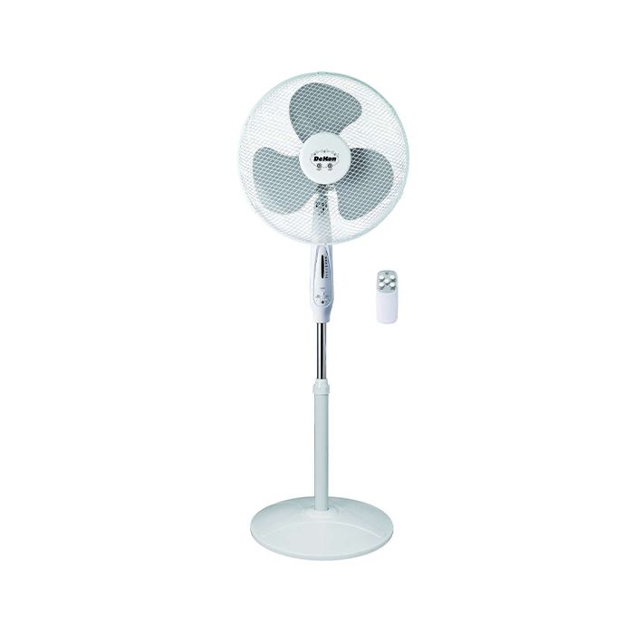 Stratos Control Ventilateur sur pied blanc