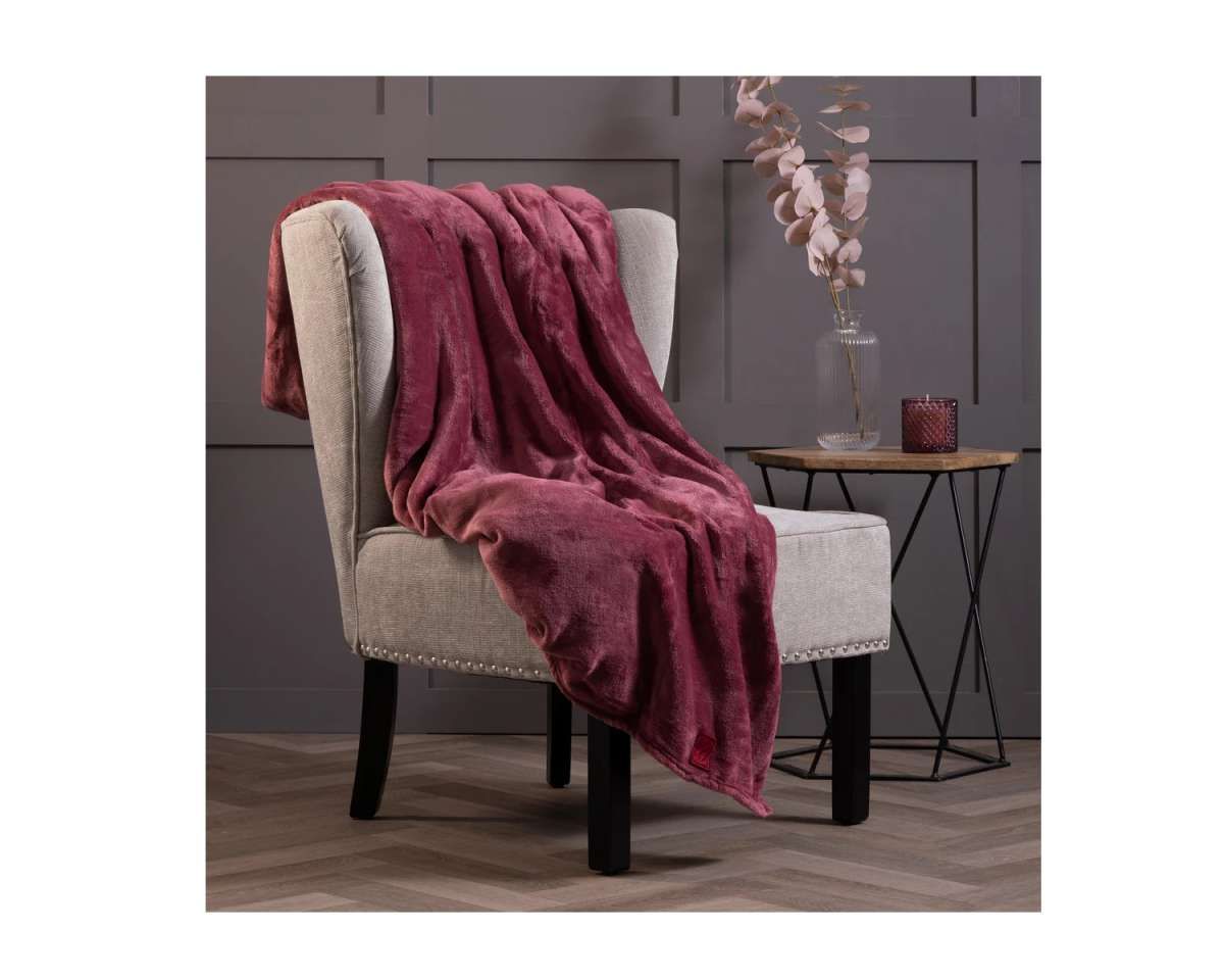 Couverture polaire de luxe Heat Holders 180x200 cm - Cerise