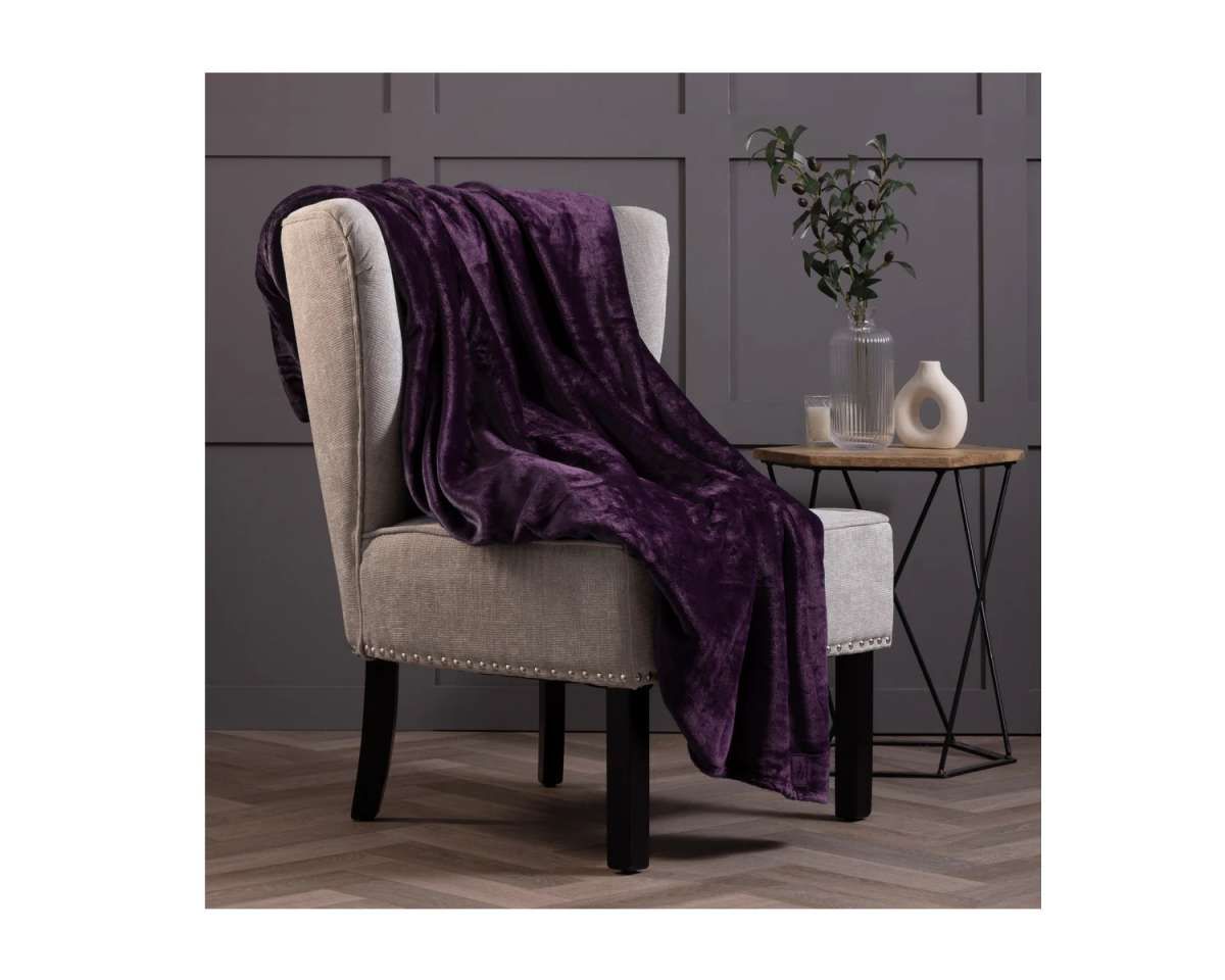 Heat Holders Couverture polaire Luxus 180x200 cm - Vin chaud